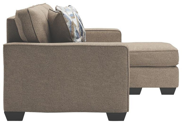 Greaves Sofa Chaise 5510518 Driftwood Contemporary Stationary Upholstery By AFI - sofafair.com