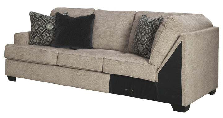 Bovarian 3Piece Sectional 56103S4 Stone Casual Stationary Sectionals By AFI - sofafair.com