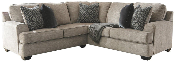 Bovarian 2Piece Sectional 56103S1 Stone Casual Stationary Sectionals By AFI - sofafair.com