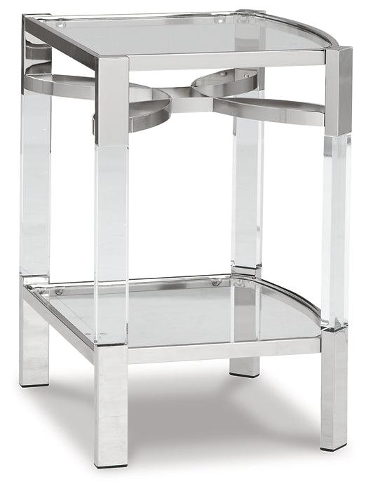 Chaseton Accent Table A4000334 Transparent Contemporary Stationary Upholstery Accents By Ashley - sofafair.com