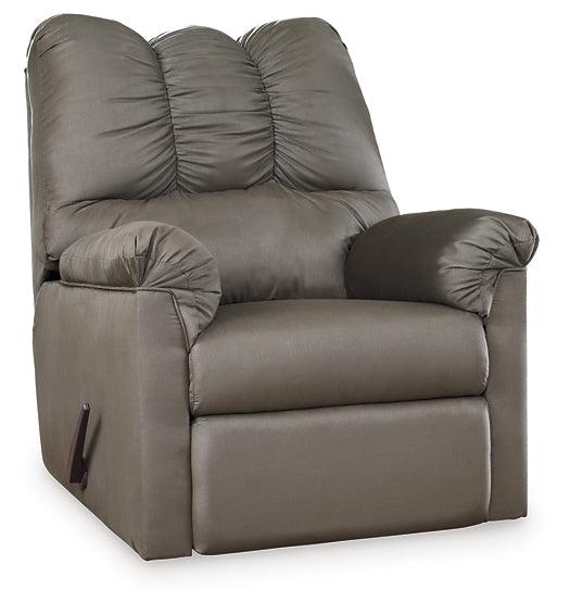 Darcy Recliner 7500525 Black/Gray Contemporary Stationary Upholstery By Ashley - sofafair.com
