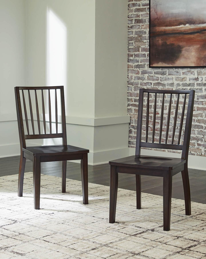 D753-01 Brown/Beige Casual Charterton Dining Chair By Ashley - sofafair.com