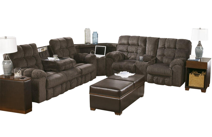 Acieona 3Piece Reclining Sectional 58300S1 Slate Contemporary Motion Sectionals By AFI - sofafair.com