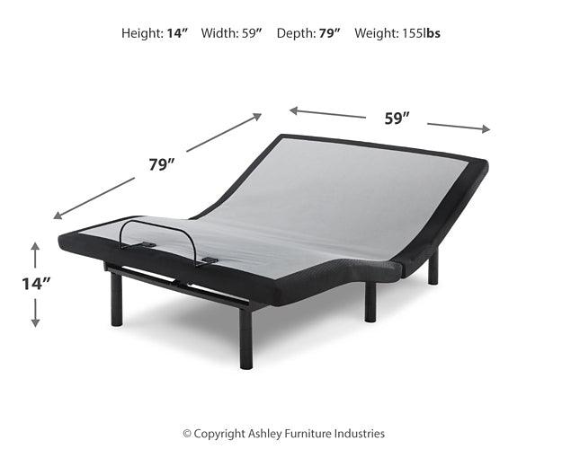 M9X832 Black/Gray Traditional Head-Foot Model Better Queen Adjustable Base By Ashley - sofafair.com