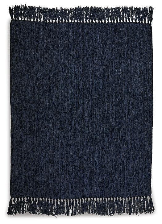 A1001022 Blue Casual Tamish Throw (Set of 3) By Ashley - sofafair.com
