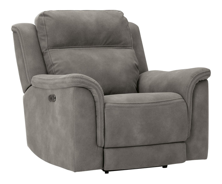 NextGen DuraPella 3Piece Power Reclining Sectional with Power Recliner 59301U2 Slate Contemporary Motion Upholstery Package By AFI - sofafair.com