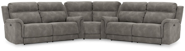 NextGen DuraPella 3Piece Power Reclining Sectional 59301S3 Slate Contemporary Motion Sectionals By AFI - sofafair.com