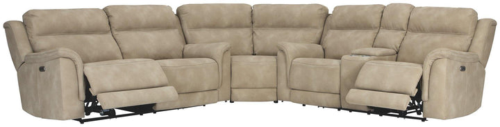 NextGen DuraPella 3Piece Power Reclining Sectional 59302S1 Sand Contemporary Motion Sectionals By AFI - sofafair.com