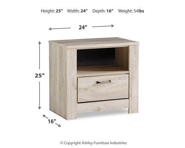 B331-91 White Casual Bellaby Nightstand By Ashley - sofafair.com