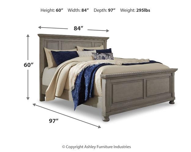 Lettner California King Panel Bed B733B7 Black/Gray Casual Master Beds By Ashley - sofafair.com