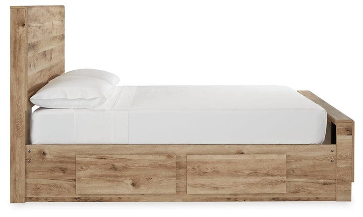 Hyanna Full Panel Bed with 1 Side Storage B1050B25 Brown/Beige Contemporary Youth Beds By AFI - sofafair.com