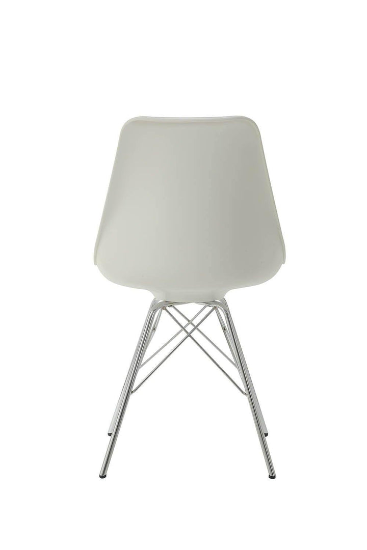 Lowry 102792 White Dining Chair1 By coaster - sofafair.com