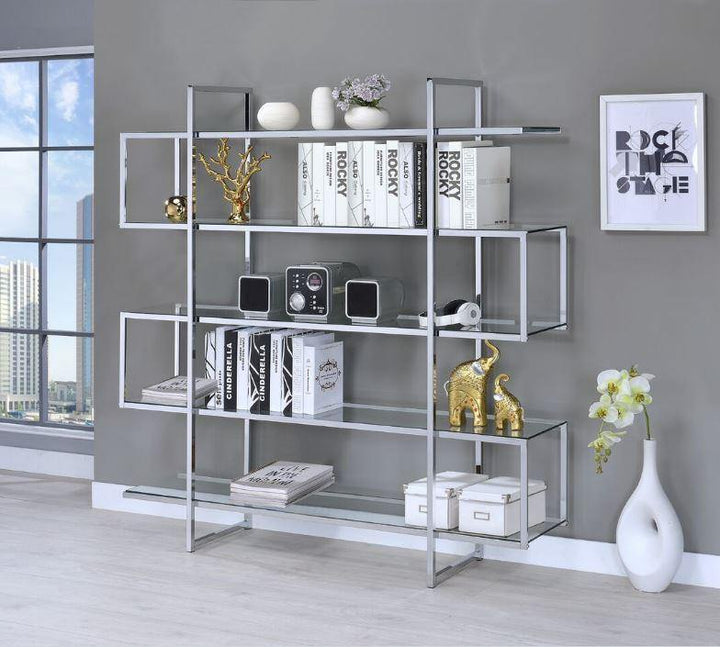 Home office : bookcases 801304 Contemporary Bookcase1 By coaster - sofafair.com