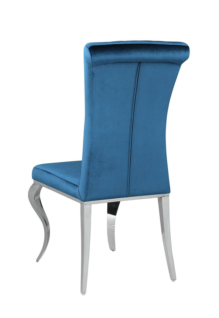 Dining chair 105076 Teal Dining Chair1 By coaster - sofafair.com