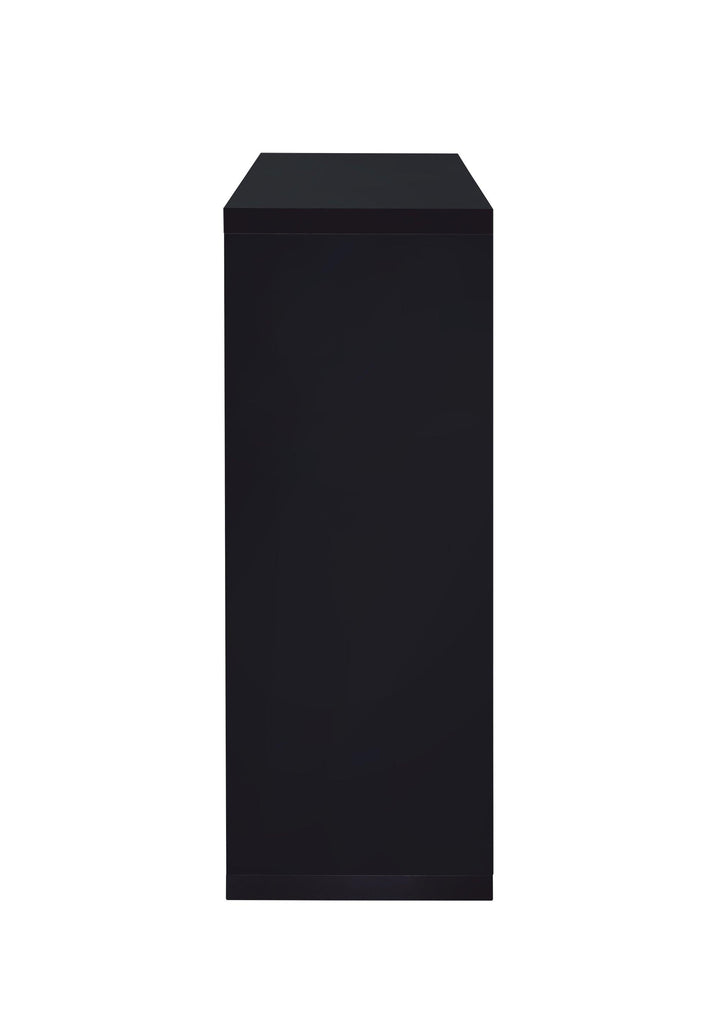 100165 Black high gloss Contemporary Bar units: contemporary By coaster - sofafair.com