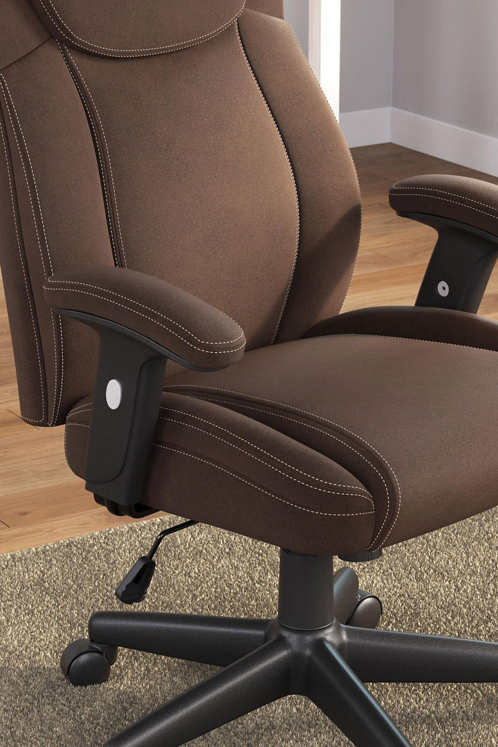 Corbindale Home Office Chair H220-05A Black/Gray Casual Desk Chair By AFI - sofafair.com
