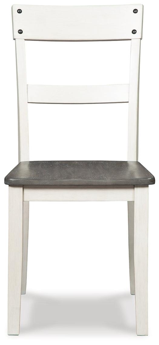 D287-01 White Casual Nelling Dining Chair By Ashley - sofafair.com