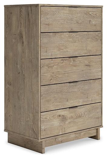 Oliah Chest of Drawers EB2270-245 Natural Contemporary Youth Bed Cases By Ashley - sofafair.com