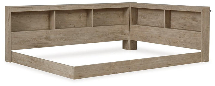 EB2270B2 Natural Contemporary Oliah Full Bookcase Storage Bed By Ashley - sofafair.com