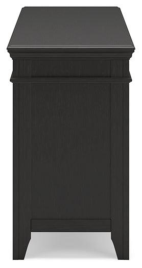 Beckincreek Credenza H778-46 Black/Gray Traditional Curio By Ashley - sofafair.com