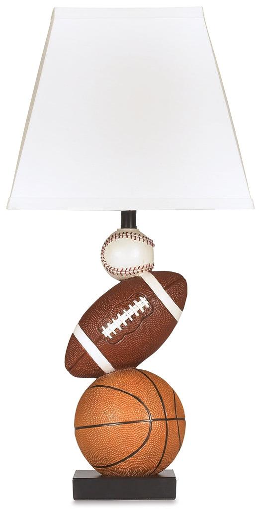 Nyx Table Lamp L815714 Brown/Beige Casual Table Lamp Youth By Ashley - sofafair.com