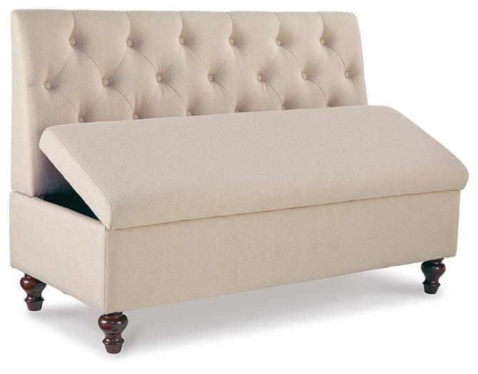 Gwendale Storage Bench A3000185 White Casual Accent Chairs - Free Standing By Ashley - sofafair.com