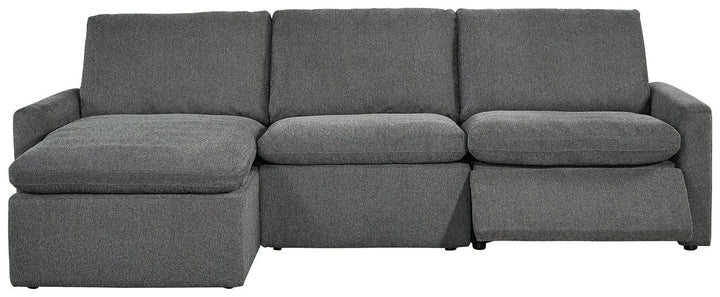 Hartsdale 3Piece Left Arm Facing Reclining Sofa Chaise 60508S5 Granite Contemporary Motion Sectionals By AFI - sofafair.com