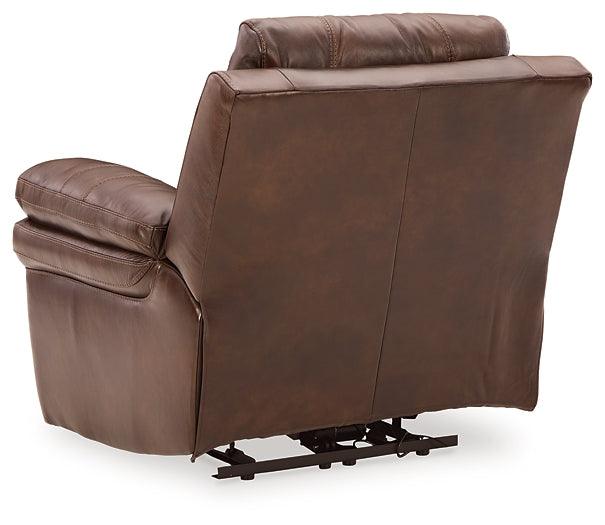 Edmar Power Recliner U6480513 Brown/Beige Contemporary Motion Recliners - Free Standing By Ashley - sofafair.com