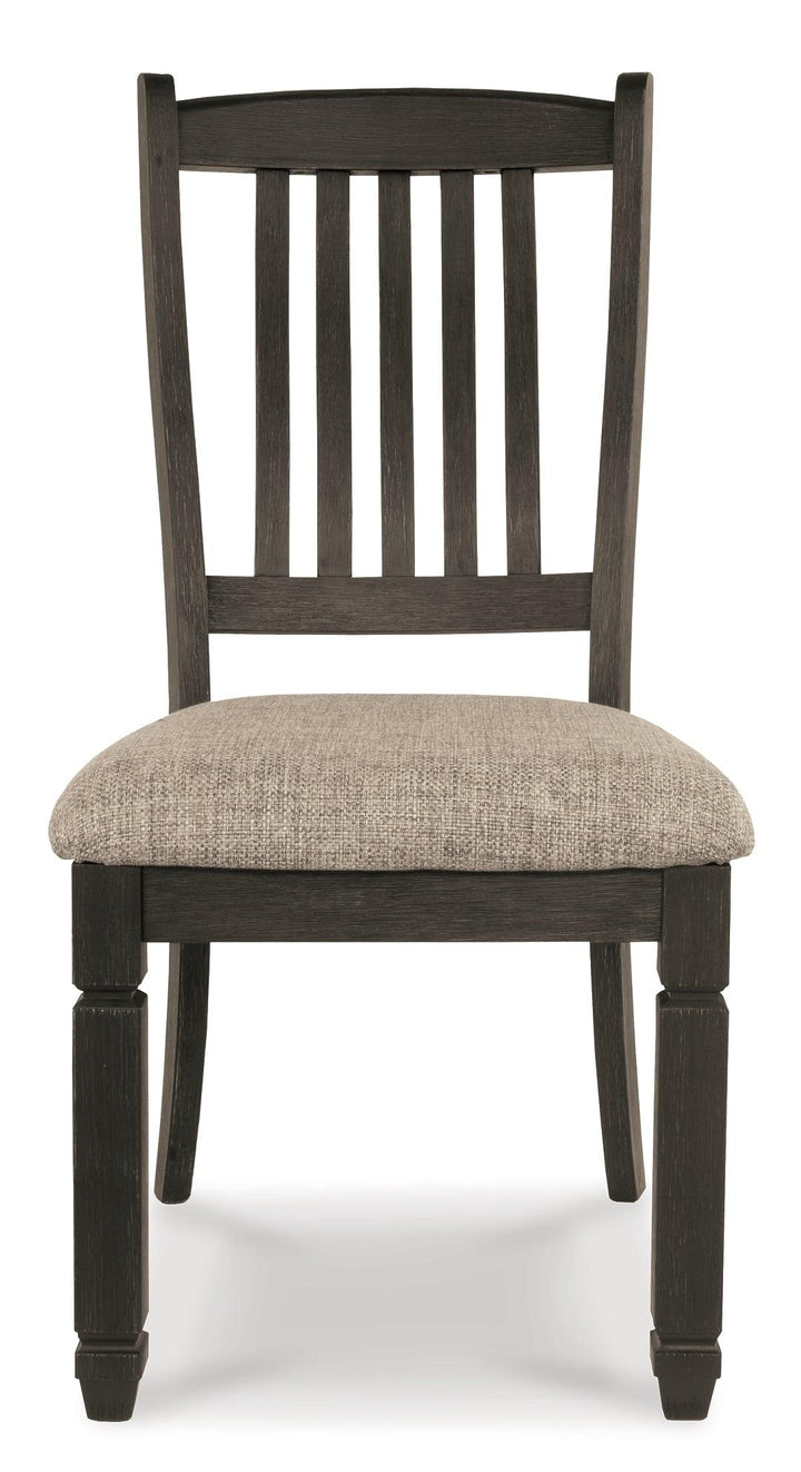 D736-01X2 Black/Gray Casual Tyler Creek Dining Chair (Set of 2) By Ashley - sofafair.com