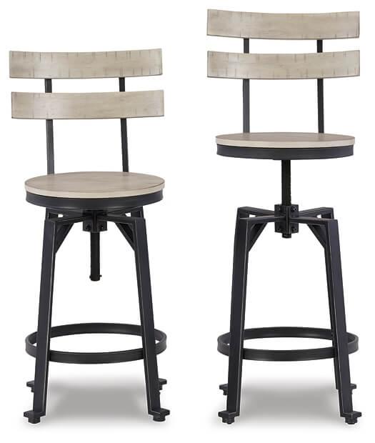 Karisslyn Counter Height Bar Stool D336-124 White Casual Barstool By AFI - sofafair.com