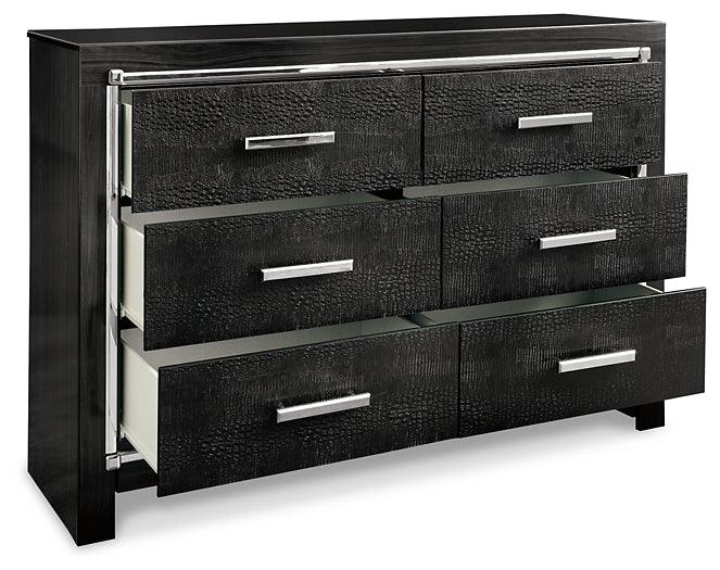 B1420-31 Metallic Contemporary Kaydell Dresser By Ashley - sofafair.com