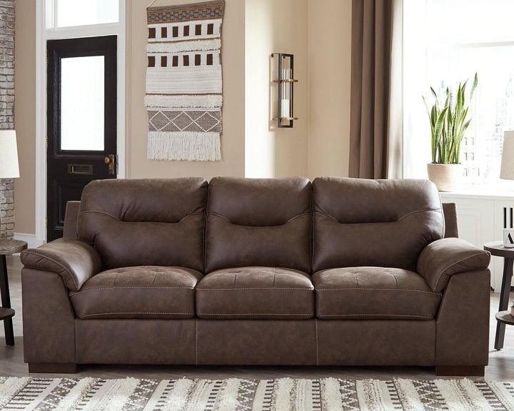 Maderla Sofa 6200238 Walnut Contemporary Stationary Upholstery By AFI - sofafair.com