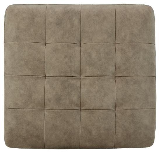 Maderla Oversized Accent Ottoman 6200308 Pebble Contemporary Stationary Upholstery By AFI - sofafair.com