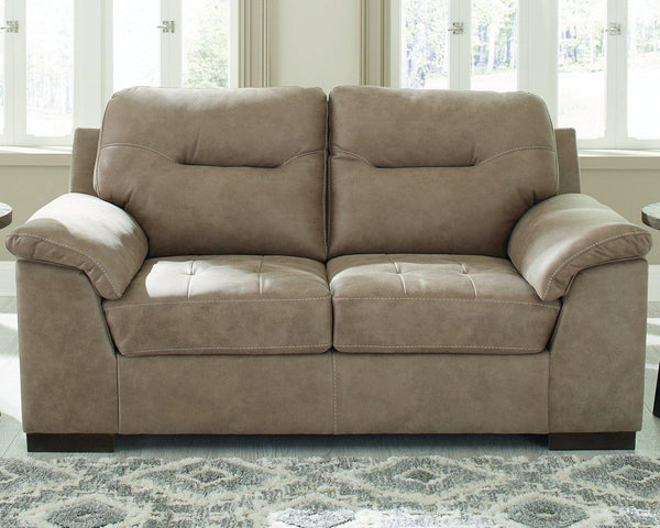 Maderla Loveseat 6200335 Pebble Contemporary Stationary Upholstery By AFI - sofafair.com