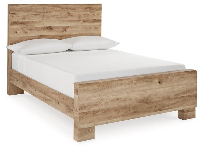 Hyanna Full Panel Bed B1050B21 Brown/Beige Contemporary Youth Beds By Ashley - sofafair.com
