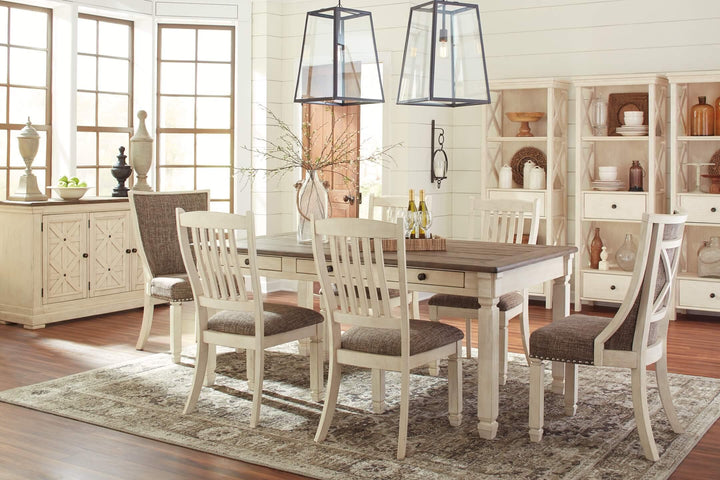 Bolanburg Dining Chair D647-01 Brown/Beige Casual Formal Seating By Ashley - sofafair.com