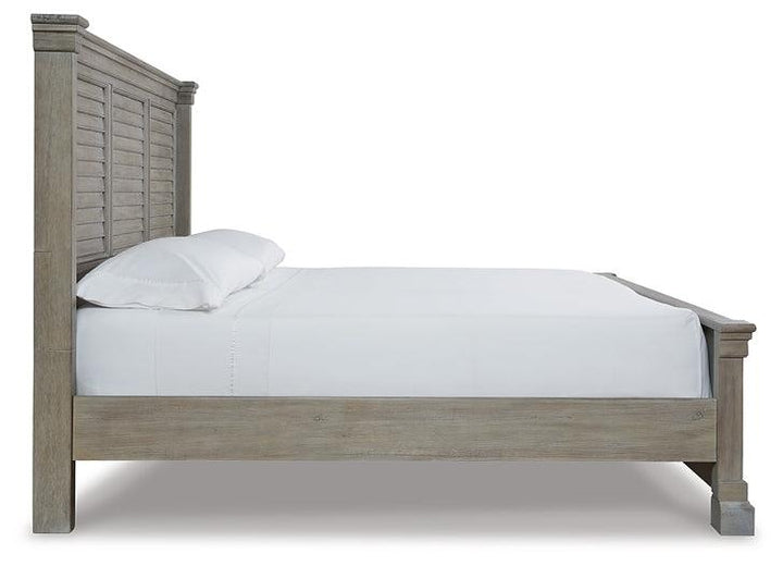 Moreshire California King Panel Bed B799B5 Brown/Beige Casual Master Beds By Ashley - sofafair.com