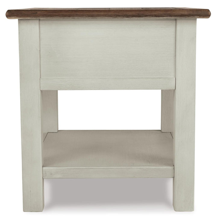Bolanburg End Table T637-3 White Casual Motion Occasionals By Ashley - sofafair.com