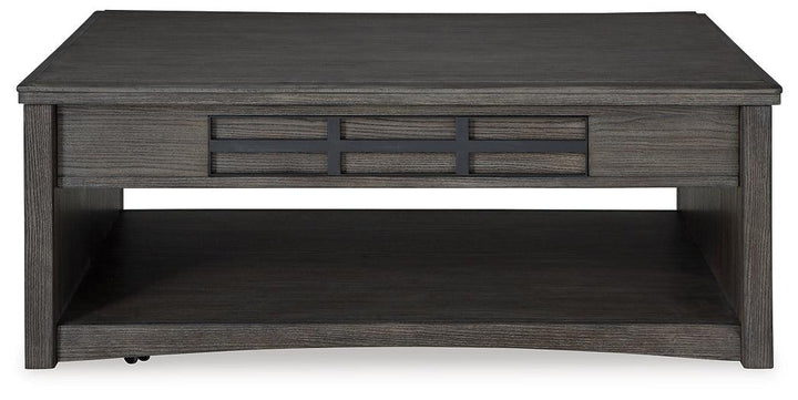 Montillan Lift-Top Coffee Table T651-9 Black/Gray Casual Cocktail Table Lift By Ashley - sofafair.com