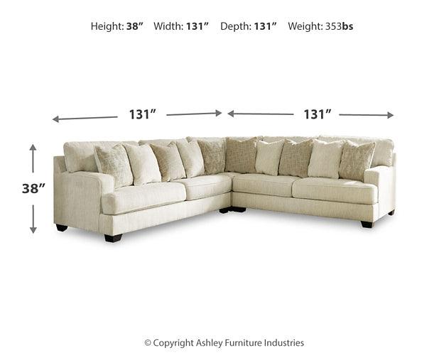 Rawcliffe 5-Piece Sectional 19604S3 Brown/Beige Casual Stationary Sectionals By Ashley - sofafair.com