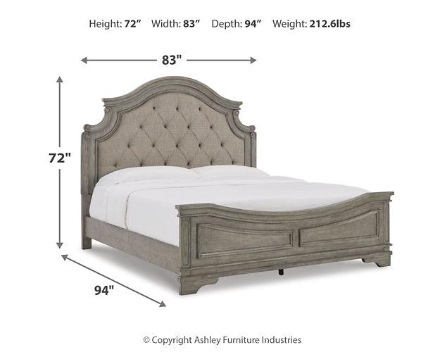Lodenbay California King Panel Bed B751B5 Black/Gray Casual Master Beds By Ashley - sofafair.com