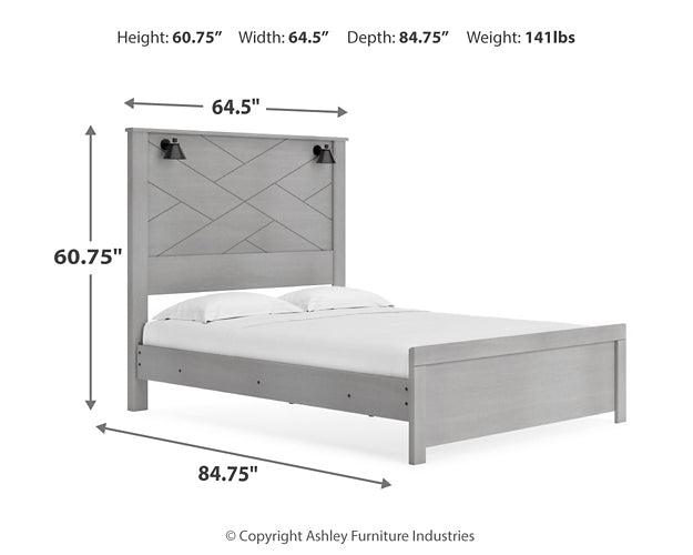 Cottonburg Queen Panel Bed B1192B7 Black/Gray Casual Master Beds By Ashley - sofafair.com