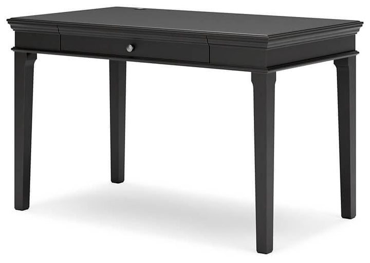 Beckincreek 48" Home Office Desk H778-10 Black/Gray Traditional Desks By AFI - sofafair.com