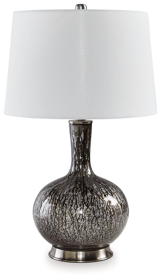 L430844 Black/Gray Traditional Tenslow Table Lamp By Ashley - sofafair.com