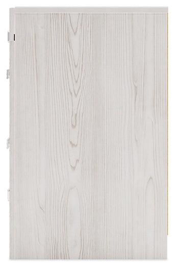 B2640-92 White Contemporary Altyra Nightstand By Ashley - sofafair.com