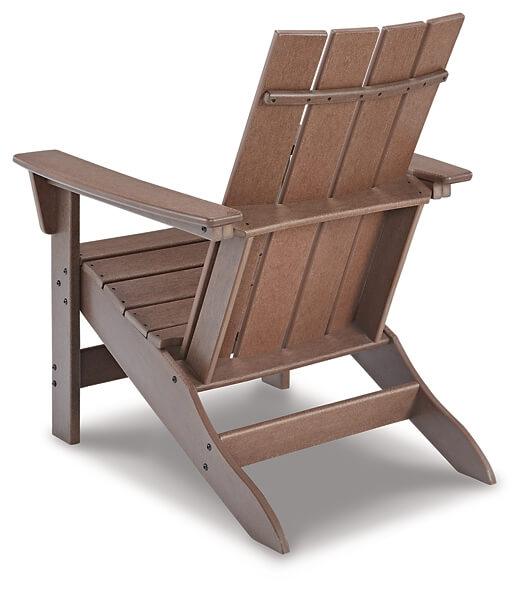 Emmeline Adirondack Chair P420-898 Brown/Beige Casual Outdoor Seating By AFI - sofafair.com