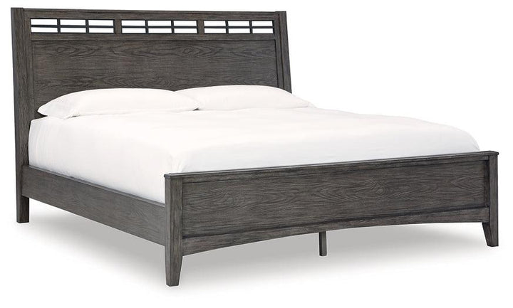 Montillan Queen Panel Bed B651B2 Black/Gray Casual Master Beds By Ashley - sofafair.com