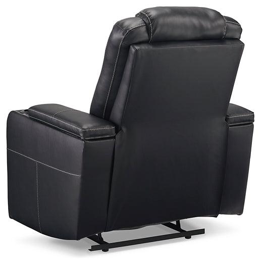 Center Point Recliner 2400429 Black/Gray Contemporary Motion Upholstery By Ashley - sofafair.com