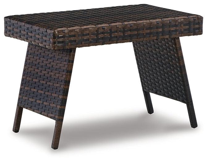 Kantana End Table P283-703 Brown/Beige Casual Outdoor End Table By Ashley - sofafair.com