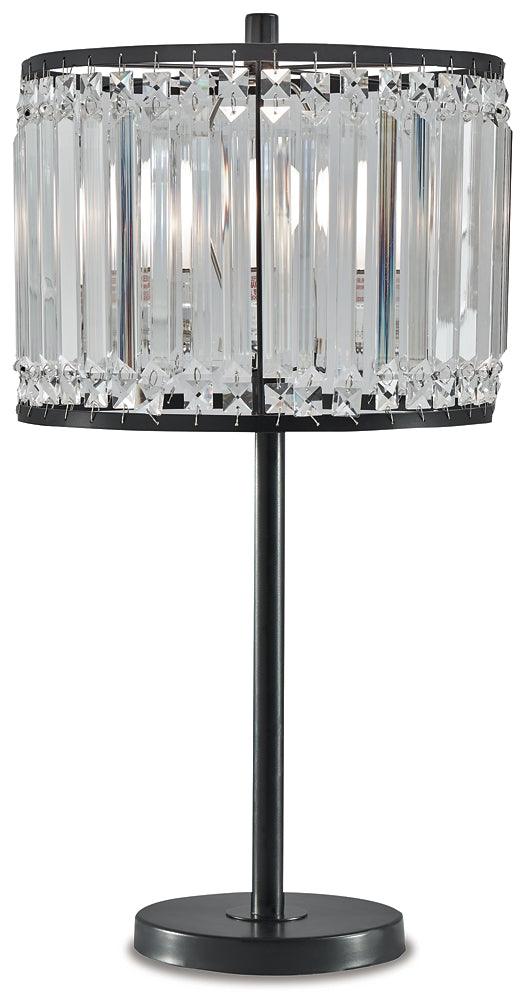 L428164 Black/Gray Contemporary Gracella Table Lamp By Ashley - sofafair.com
